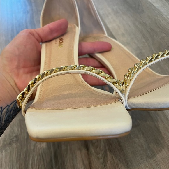 Ivory Chain Heeled Sandals by Fashion Nova - Picture 8 of 12